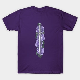 purple rose dagger T-Shirt